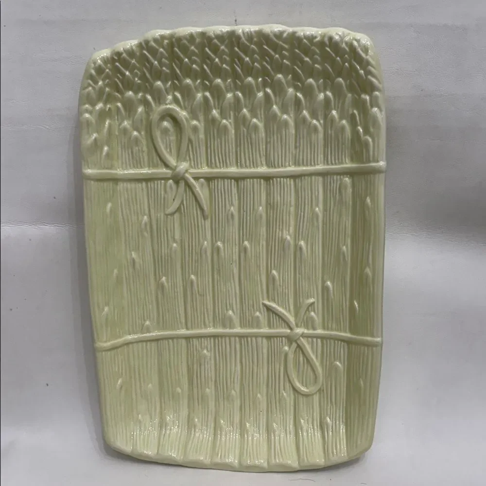 Fainancas Neto & Gomes Ida Portugal Green Asparagus Serve Platter 13 1/2 X 9 1/4